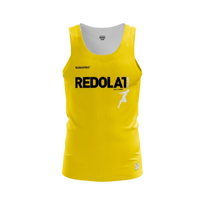 CAMISETA TÉCNICA TIRANTES REDOLAT TEAM AMARILLA