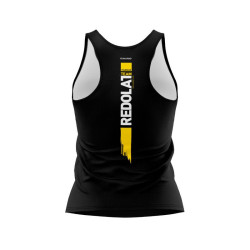 CAMISETA TÉCNICA TIRANTES REDOLAT TEAM NEGRA MUJER